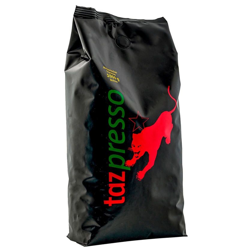 Gepa Afrikanischer Bio Espresso Tazpresso ganze Bohnen 1kg